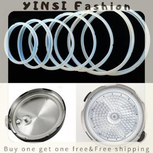 YINSI 18-24cm Silicone Replacement Clear Gasket Home Pressure Cooker Seal Ring