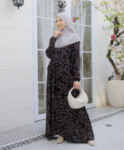 Gamis rayon Premium Luna | ayuri | all size fit xxxl | LD 100 LD 125cm | abaya rayon premium
