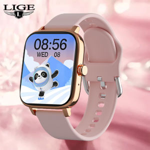 LIGE Bluetooth Call Smart Men Watch Full Touch Waterproof Bluetooth Music Bracelet Custom Dial Smart Watch Women + Box