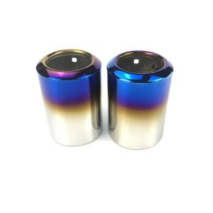Kaly NEW STAINLESS STEEL EXHAUST TAIL REAR MUFFLER TIP For Mazda 6 Atenza CX-5 CX-4 CX-30 Mazda 3 Axela 6B2Z9