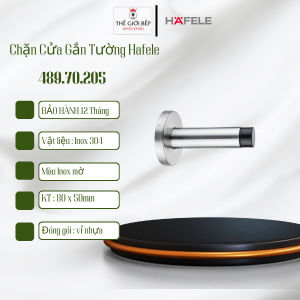 Chặn Cửa Gắn Tường Hafele 489.70.205 – Inox 304 – Bền Đẹp – Chống Va Đập Hiệu Quả - Bảo hành 12 tháng - BNK