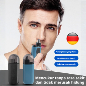 【Kirim Dalam 24 Jam】Pemangkas Bulu Hidung Portabel Yang Dapat Diisi Ulang Nose Hair Trimmer Elektrik Alat Cukur Bulu Hidung Multifungsi Bulu Hidung Professional Painless