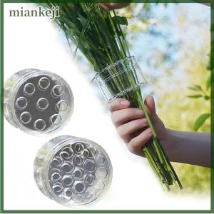 miankeji Xoắn ốc ikebana gốc giữ hoa cho bình nhà thuận tiện cố định bó hoa Hoa sắp xếp lỗ tròn phụ kiện thiết kế