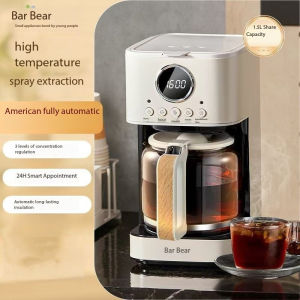 Bear American Coffee Machine Small Household Drip Black Coffee Machine Semi-automatic Coffee Making Tea