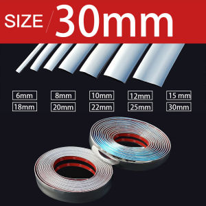 Exterior Car Chrome Body Strip Bumper Auto Door Protective Moulding Styling Trim Sticker #C0001