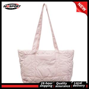 【Free Shipping】 Large Capacity Quilted Shoulder Bags Fashion Commute Bag for Women Ladies Travel Work Shopping Daily