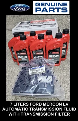 7L FORD MOTORCRAFT MERCON LV OIL W/ TRANSMISSION FILTER BL3Z-7A098-A BUNDLE FOR FORD RANGER / EVEREST BUNDLE