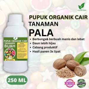 Pupuk Buah Pala 250 ML /Pupuk Booster Pala Cepat Berbuah Lebat/Pupuk Cair Pala