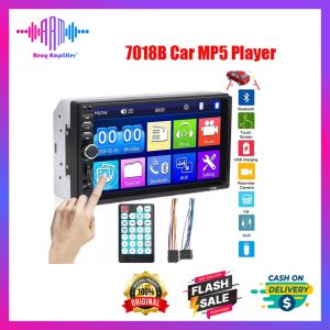 7018B 7010B Head Unit Double Din 7 Inch Bluetooth Audio Car MP3 MP5 Player In Touch Screen Radio Dan Kamera Mundur Mobil