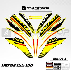 STIKER STRIPING AEROX OLD - LAMA GRAFIS VARIASI 041