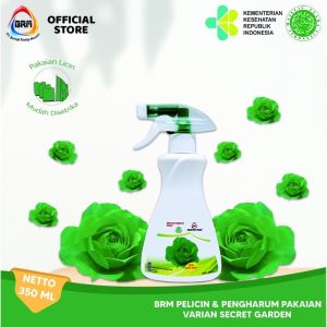 BRM Pelicin dan Pewangi Pakain Varian Hijau Secret Garden Pewangi Berkah Rosita Mandiri - Parfum Mawar Laundry