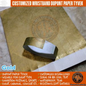 100pcs Customized Waterproof Disposable Events Wristbands Non-woven Tyvek Paper Tear-Resistance Wristbands Amusement Park Admission Ticket