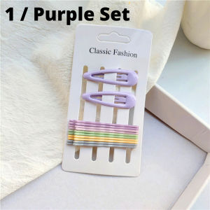 AIDA 6 Pair Hairpin Set Klip Rambut 6 Pasang Cute Simple Fashion Hair Accessories Rambut Harian Korean Style多对装发夹套组 发饰头饰