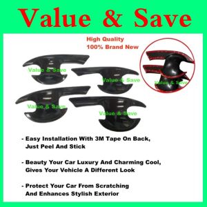 Toyota Veloz 2022 - 2025 Door Handle Cover Door Cover Door Bowl Glossy Black Hitam Penutup Pemegang Pintu Protector Anti Scratch