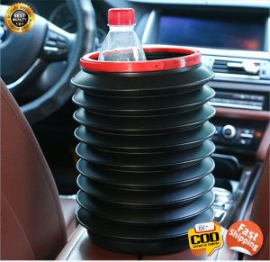 Tempat Sampah dan Ember Lipat Portabel Mobil dan Apartemen Foldable Car Trash Bin Container Organizer Bucket Tempat Ember Plastik Plastic