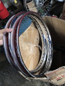 NIỀNG SẮT CHÍNH HÃNG BẢN 1.4*17 VÀ 1.6*17 GOSHI GẮN THEO XE KHÔNG CHẾ CHÁO