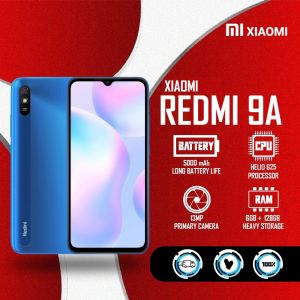 Xiaomi Redmi 9A | 6GB RAM+128GB ROM | MediaTek Helio G25 | 6.53inches HD+ Dot Drop Display | 5000mAh Large Battery Life