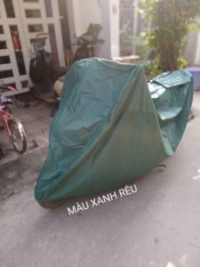 Bạt phủ xe tay ga vải dù cao cấp siêu to siêu bền chống nắng mưa bụi chống thấm nước - Siêu dày nặng 14 kg