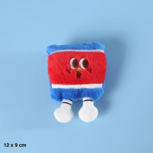 Cat Christmas Toy Gift Box Pet Plush Cartoon Christmas Tree Santa Claus Snowman Built-In Cat Straw Bell