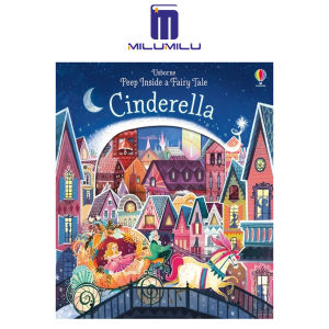 มองเข้าไปในหนังสือปกอ่อนเทพนิยายซินเดอเรลล่าโดยหนังสือภาษาอังกฤษเดิมของแอนนา Milbourne