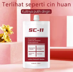 Lation SC 11 Mencerahan Kulit melembabkan membersihkan meratakan warna kulit lebih halus kenyal dan bercahaya