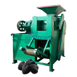 Electric Charcoal Briquette Making Machine Pillow Egg Shape Round Charcoal Briquette