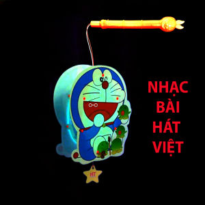 Đèn lồng trung thu có đèn phát sáng nhấp nháy có nhạc bài hát việt