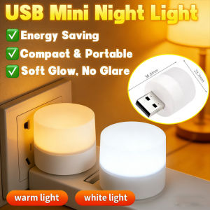 Mini Usb Led Light Eye Protection Reading Lamp 1W 5V Warm And White Light Portable Night Light For Bedroom Desk Mobile