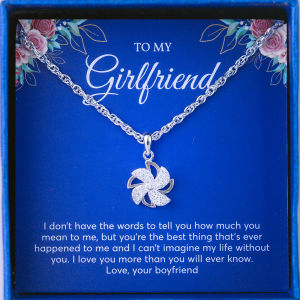 Dây Chuyền Duy Hiển Tặng Bạn Gái Bạc S990 Nguyên Chất Hình Chong Chóng Mang Lại Năng Lượng Tích Cực Cho Người Đeo