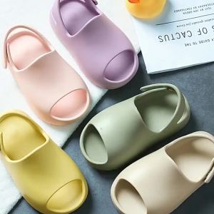 ChildrenS Summer Home Thick-Soled Non-Slip Sandals For Older Kids Home Bathroom Bathing Baby Sandals
