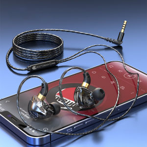 High Fidelity Wired Earphones Universal 3.5mm Sport Earphone In-ear Heavy Bass HiFi Sound Headphones 9D Surround Sound Earbuds Gaming Headset