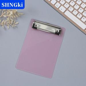 SHNGki Đơn giản A6 hóa đơn clipboard Memo Pad Clip Board Loose-Leaf máy tính xách tay tập tin bằng văn bản pad kẹp giấy chủ Văn phòng đồ dùng học tập