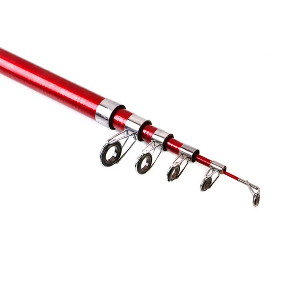 YH4F Winter Spinning Carbon Material Fiberglass Pen Pole Retractable  Telescopic Fishing Rod