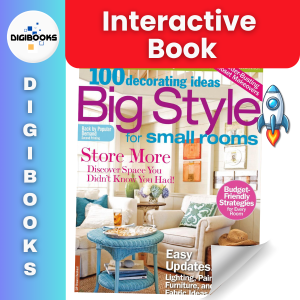 100 Decorating Ideas for Small Rooms - DIGIBOOKS (Animated & Interactive Digital Book)