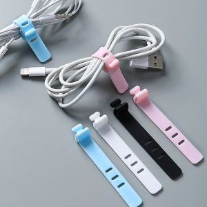 FF Kabel Data Portabel Kabel Jaringan Pengatur Kabel Penyimpanan Kabel Earphone Tali Penggulung Kabel Silikon COD