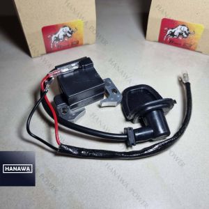 คอยล์ไฟแม่เหล็ก Black Bull สำหรับเครื่องตัดหญ้า NB411 RBC411 พร้อมปลั๊กหัวเทียน คุณภาพสูง