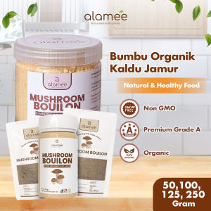 ALAMEE Kaldu Jamur Organik Mushroom Stock Powder Bouilon Penyedap Rasa Bumbu Dapur Masak