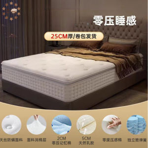 【⚡SG】Five-Star Ho Latex Mattress 1.8m Ultra-Soft Mattress Independent Spring 30cm Ultra-Thick Mattress