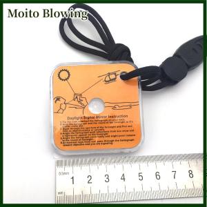 Moito Practical Outdoor Emergency Survival Reflective Signal Mirror Adventure Mirror