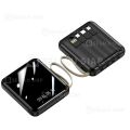 PowerBank Original 20000mAh Dengan 3 kabel pengisi daya Tampilan digital  Tipe C Micro Lightning USB LED Display Original Fast Charging Mini Real Capacity Bank Daya Pocket Size Powerbank Awet Tahan Lama. 