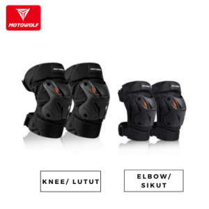 Pelindung Lutut Touring Motowolf Kneepad Elbow Wanita Premium