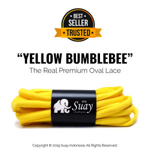 SUAY Tali Sepatu Warna Warni Semi Bulat Casual Sneaker Sport - Panjang 110cm 6mm - Oval Laces