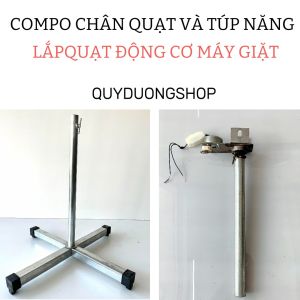 Chân Quạt Hộp Và Túp Năng Lắp Cho Động Cơ Máy Giặt