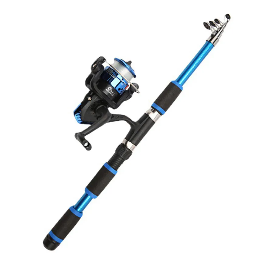 ❤️【Same Day Delivery】 45cm Telescopic Fishing Rod 1.8m Full Length FRP Spinning  Rod Portable Fishing Pole for Freshwater Bass Carp Saltwater Fishing CYB- Fishing-Rod-Kit