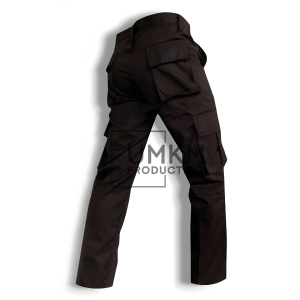 Seragam PDL Satpam Security Krem Elegan Kerah Kontras Bahan Drill