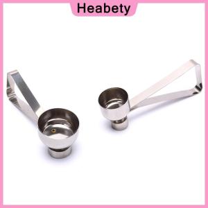 Heabety Stainless Steel Egg Cutter Eggshell Topper Shell Opener Kitchen Cooking Tools