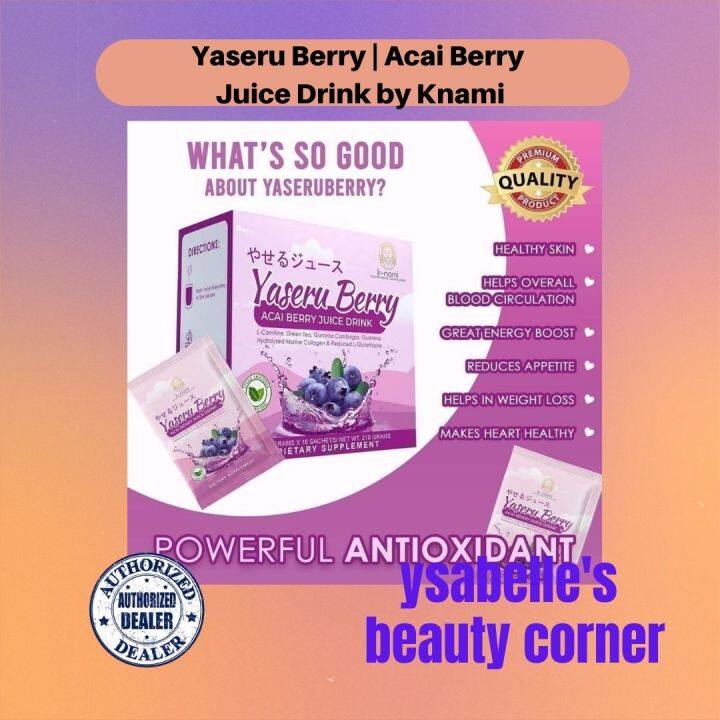 Yaseru Berry Acai Berry Juice Drink By Knami Lazada Ph