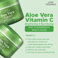 LUXE ORGANIX  Aloe Vera Vitamin C 97% Hydra Bright Moisturizer 50g. 