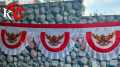 UMBUL UMBUL BENDERA BACKGROUND GARUDA GELOMBANG BACKGROUND REMPEL SABLON GARUDA. 