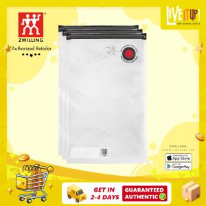 ZWILLING Fresh & Save Vacuum Bag Set for Food Storage/Sous Vide S/M/L